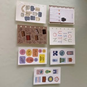 NEW Louis Vuitton post it pad and 6 stickers sheets ☀️